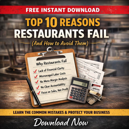 📥Top 10 Reasons Restaurants fail - Free Instant Download